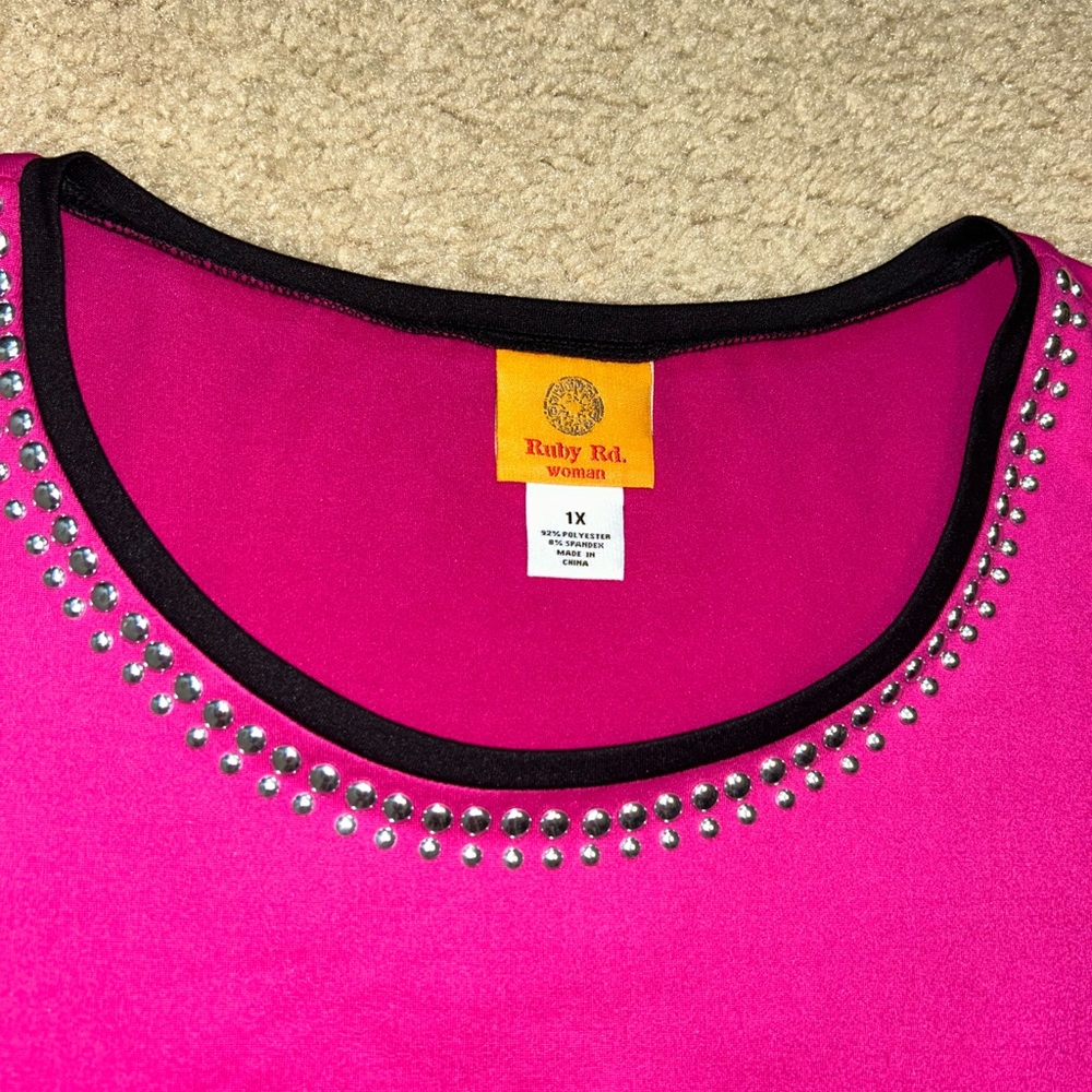 🩷NWOT Ruby Rd Woman Beautiful Top🩷 - Picture 9 of 10